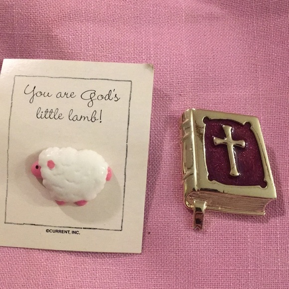 Bundle of 2 Religious Brooches (Z) - Picture 4 of 4